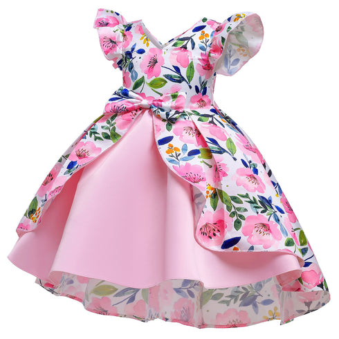 Baby Flying Sleeve Princess Dress